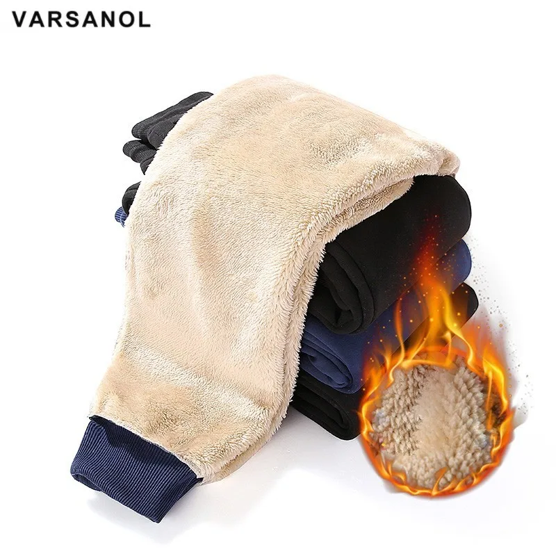 

Varsanol 2018 Cotton Men Full Sportswear Pants Casual Elastic Men Fit Workout Pants Skinny Sweatpants Trousers Warm Thick Pant