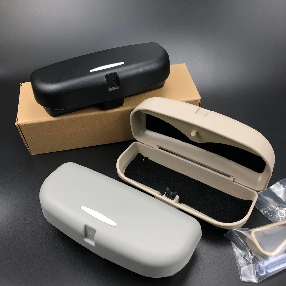 Carstyling Sun Visor Glasses Case For Tesla Roadster Model 3 Model S