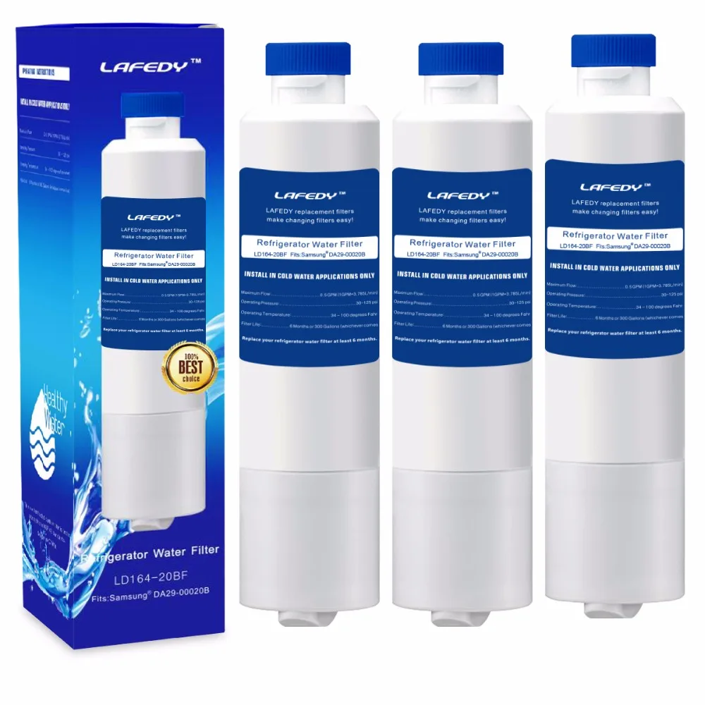 Household Kitchen Water Filter Element Carbon Cartridge Refrigerator Replacement for Samsung DA29-00020B 3Pcs/lot | Бытовая техника