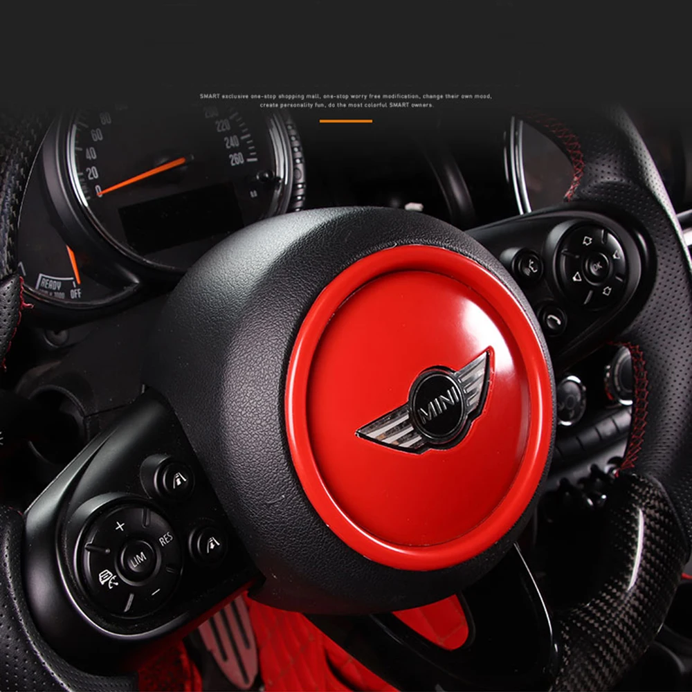 ABS Юнион Джек центре рулевого колеса Стикеры Наклейка украшения для BMW MINI Cooper JCW F54