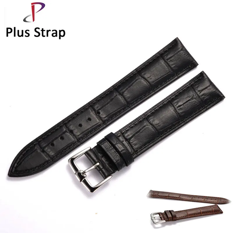 

Plus strap Lengthened Men Watch Strap Genuine Leather Soft Women Watchband Bracelet Ultra Thin Belt Waterproof Watch band