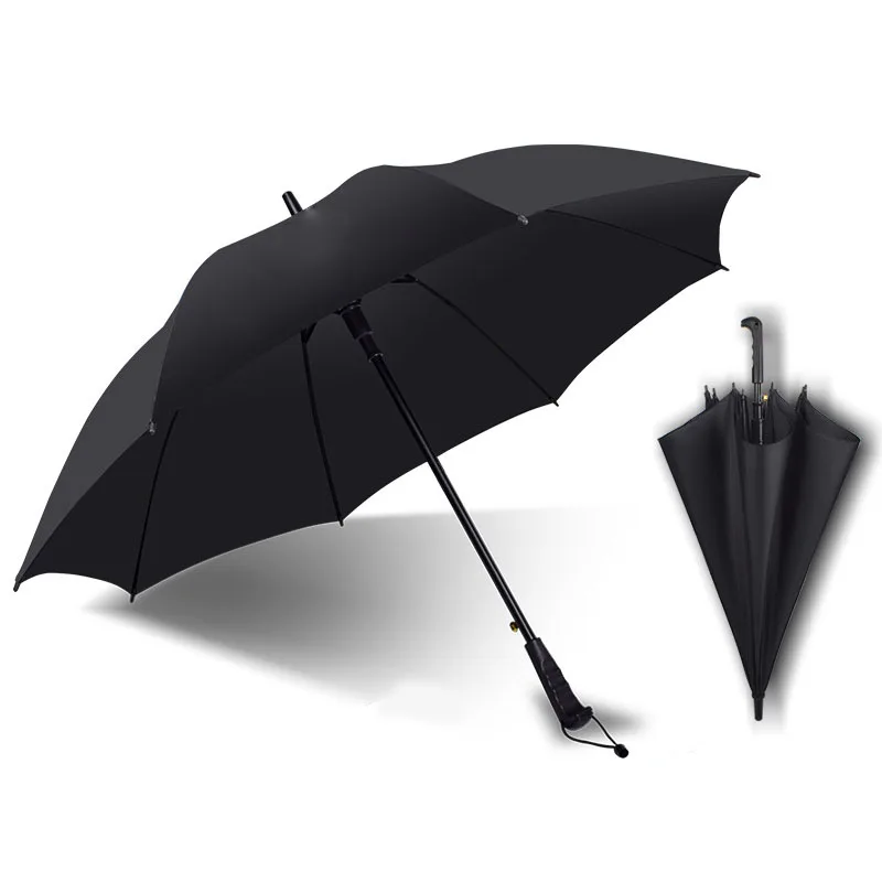 

golf umbrella men strong windproof Semi automatic long umbrella large man and women's Business umbrellas