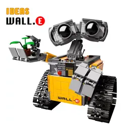 Шт. 687 шт. робот стены E 3D развивающие строительные блоки наборы игрушки для детей рождественские подарки совместимы с leponess Creator 21303