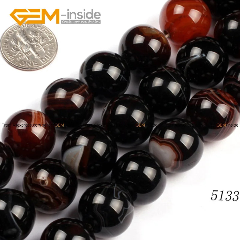 Round Dream Lace Agate Beads Natural Stone Beads F...