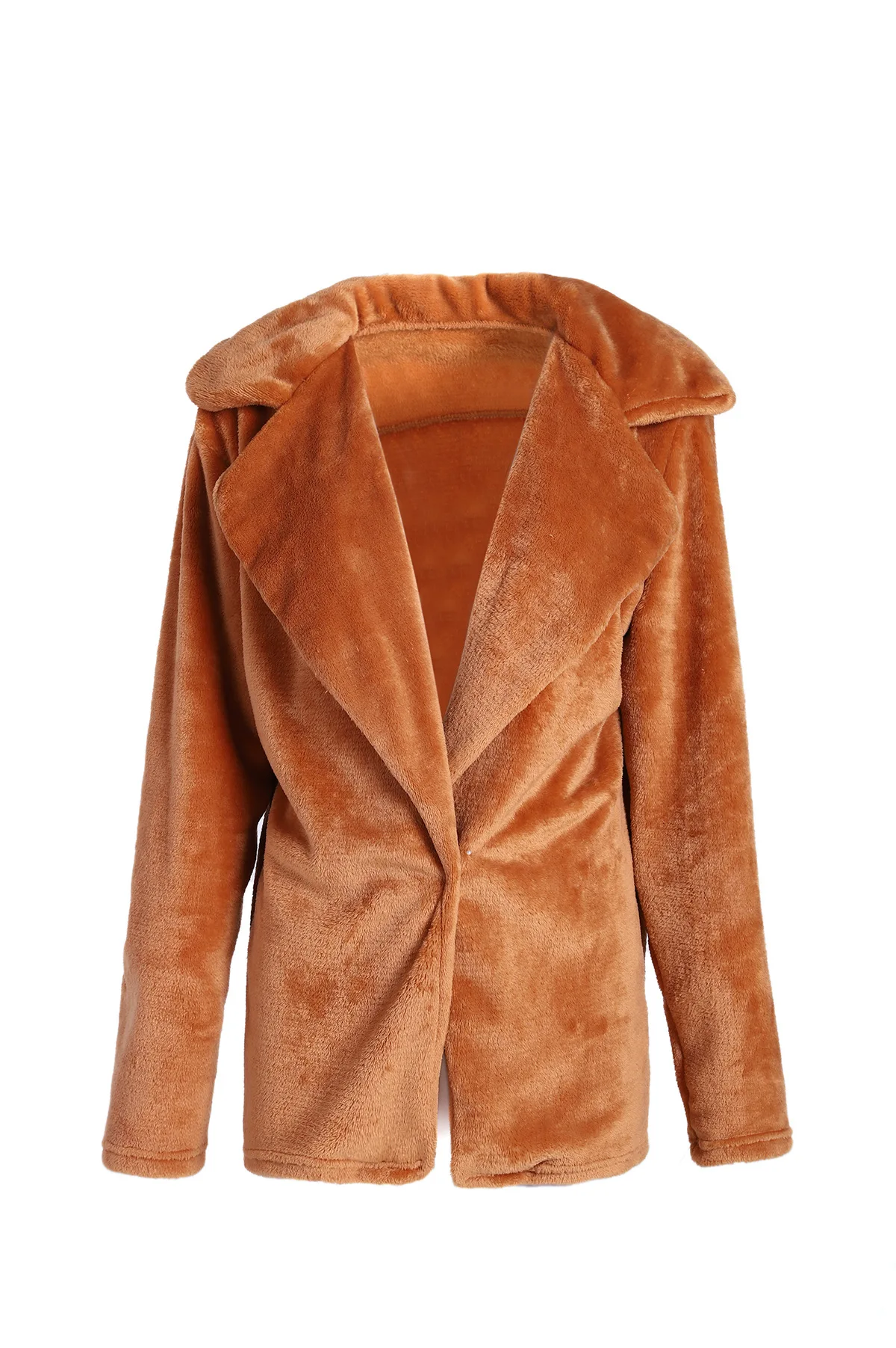 Женское пальто из искусственного меха, модная плюшевая одежда, плюшевое пальто UNIF, зимнее теплое пушистое длинное пальто с медвежонком, розовое двустороннее меховое пальто