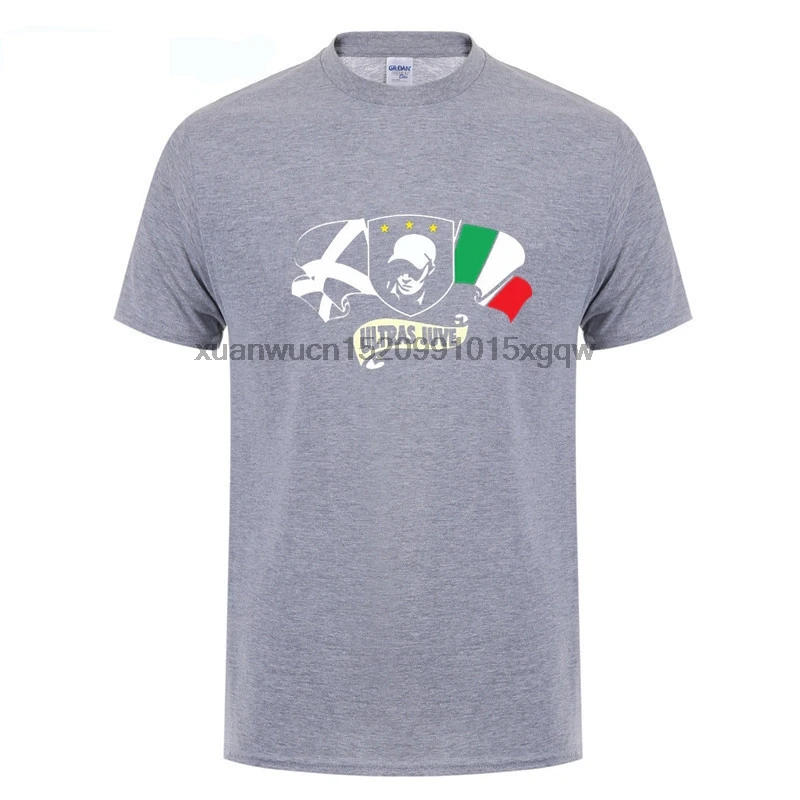 GILDAN брендовая новая футболка Мужская хлопковая мужская одежда Soccers Ultras Italia