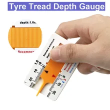 0-20 мм глубина протектора шины верньерный Калибр глубина штангенциркуль измеритель глубины шин весы пластик глубина тестер Guage белый