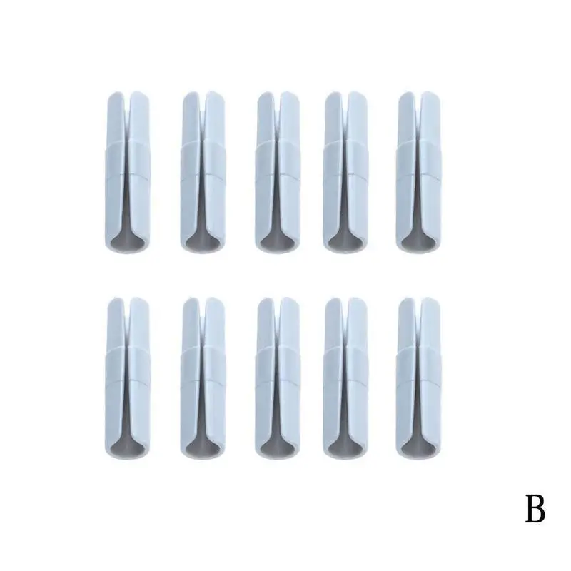 10 шт. креативный зажим для листов s крепеж Кровать Зажим для листов Захваты прищепки для одежды - Цвет: B