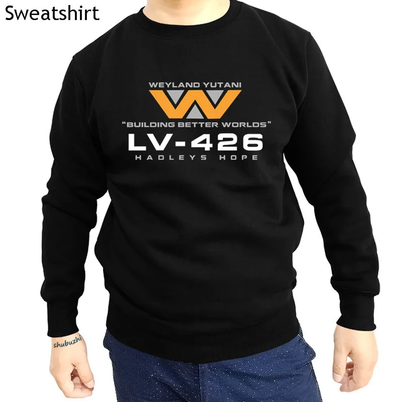 

Aliens LV-426 Hadleys Hope Nostromo Movie hoody Weyland Yutani Corp Covenant Cool Casual pride hoody men Unisex New sbz1204