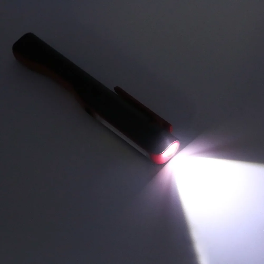 

Portable LED COB Work Light Pocket USB Rechargeable Inspection Lamp Flashlight With Magnetic Clip LAD-sale