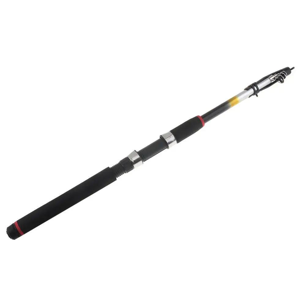 2.1 m الألياف الزجاجية الصيد قضيب بكرة خط كومبو أطقم كاملة 3000 سلسلة الغزل بكرة القطب مجموعة