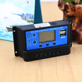 

PWM 30A LCD Solar Charge controller 12V 24V auto switch LCD display PWM30A Solar charge controller PWM 30A charger controller