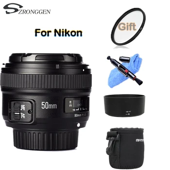 

YONGNUO YN 50mm f/1.8 AF Lens YN50mm Aperture Auto Focus Large Aperture for Nikon DSLR Camera as AF-S 50mm 1.8G +58mm UV Filter