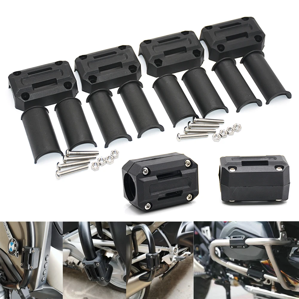 

Motorcycle Engine Protection Guard Bumper Decor Block for Benelli TRK 502 & for Triumph 900 STREET TWIN Crash Bar bumper guard