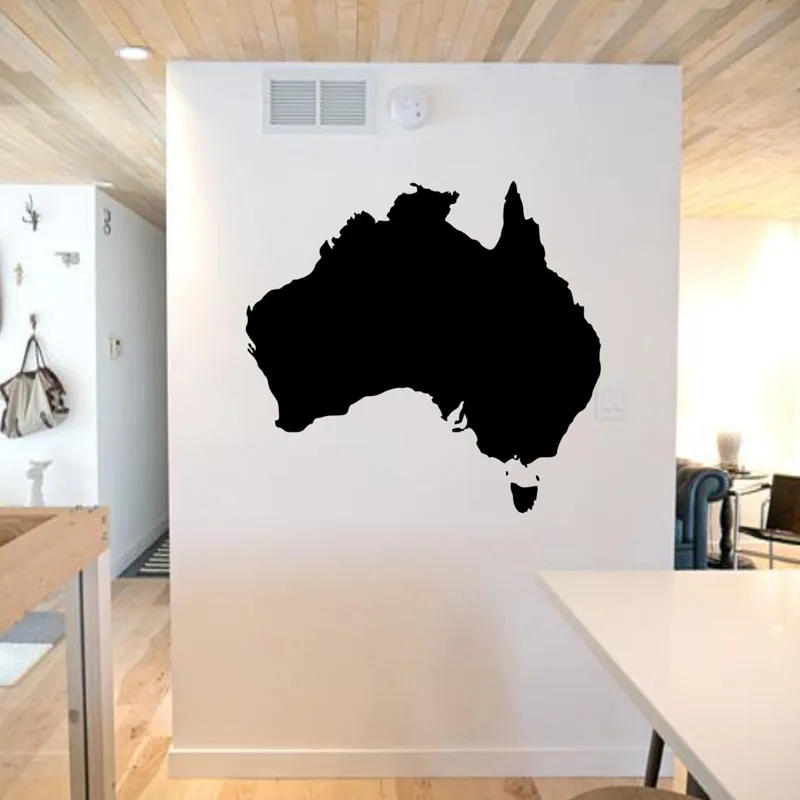 BucKoo hot wall stickers Hot Sale Map Wall Stickers Home Decor Living Room Vinyl Art DIY Decals Removable Silhouette Sticke | Дом и сад