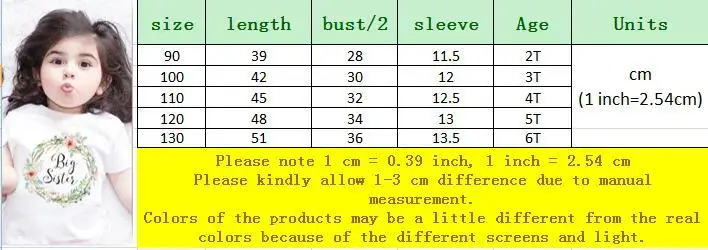 Big Sister Clothes Baby Boy Girl Cotton Romper Tops Shirt  big Brother t shirt Outfits Set Clothes Summer flower letter T shirt (6)