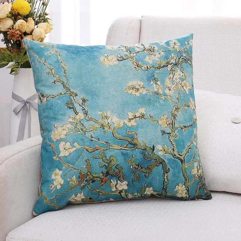 Китайский цветок, наволочка для дивана, Наволочка на заказ, декоративная подушка с принтом лошади, подушка с птицами - Цвет: L561-2