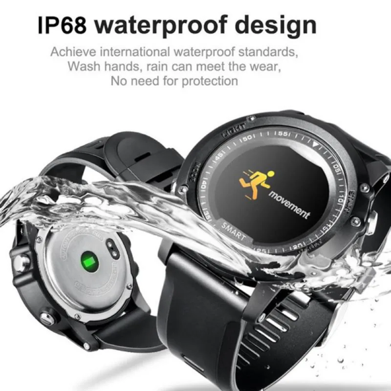 

T2 IP68 Waterproof Smart Watch Outdoor Sports Mode Heart Rate Blood Oxygen Monitoring Smartwatch Wristband