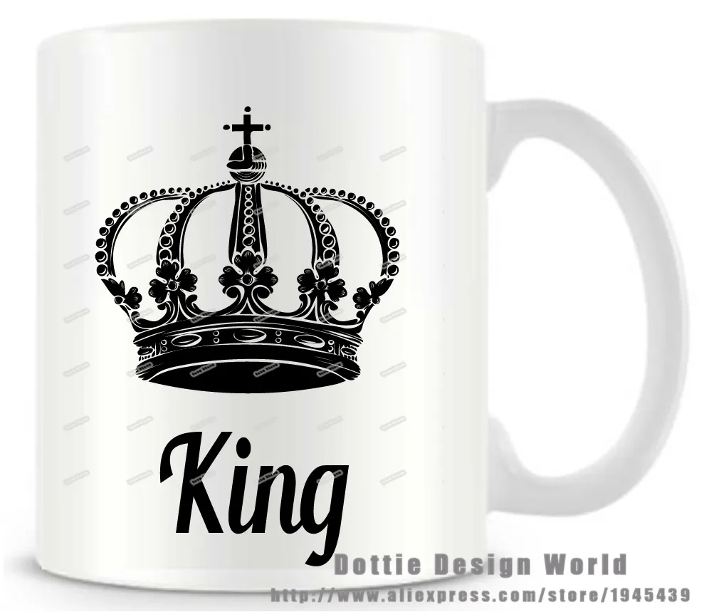 Королевская и корона забавная новинка кружка для путешествий 11 унций