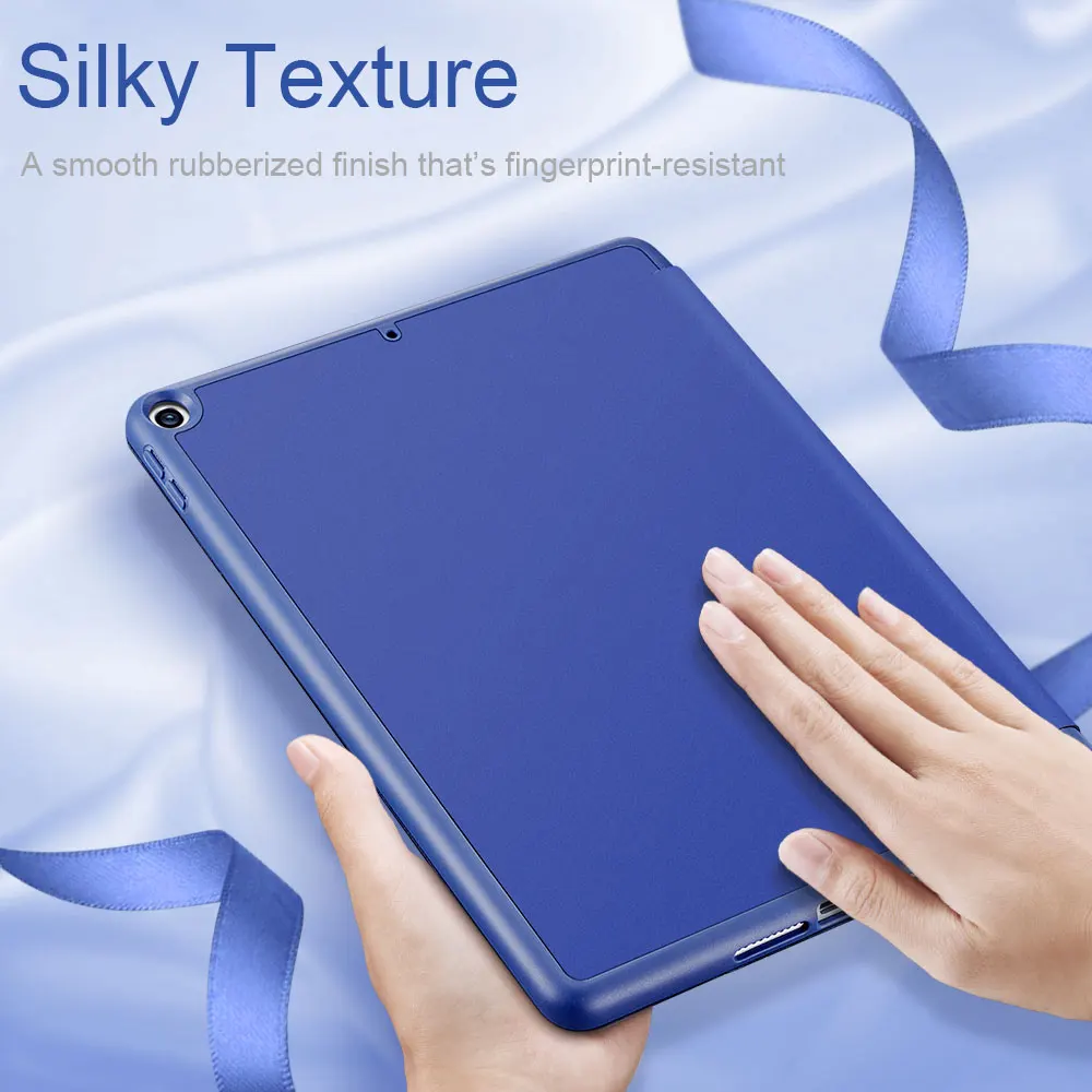 Чехол ESR для iPad Mini 5 Folio резиновый мягкий гибкий умный чехол книжка тройного