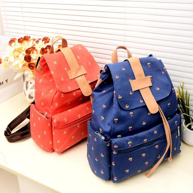 

Women Backpack printing canvas School Backpack bags for women 2019 children Female Backpack For Teenage Girls Summer
