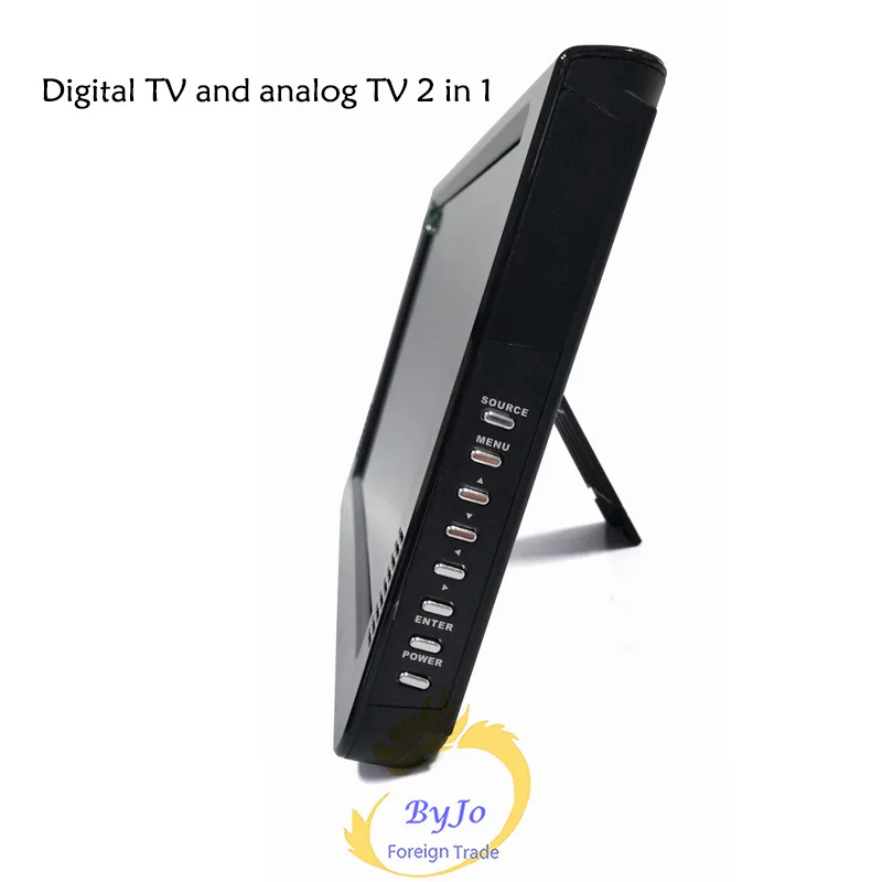 Skup LEADSTAR D10 10 cal telewizor led odtwarzacz cyfrowy DVB T T2 AC3 analogowy wszystko w jednym przenośny telewizor obsługuje usb TF programy telewizyjne ładowarka samochodowa prezent