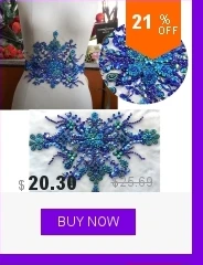 Bi. Dw. M, креативные стразы, аппликации, патчи 35x22 см, синие, королевские, расшитые бисером патчи, аппликация с блестками, пришивная одежда, свадебная, сделай сам