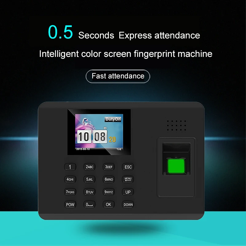 Биометрическая система посещаемости времени считыватель отпечатков пальцев TCP/IP USB часы рекордер сотрудников устройство отпечатков