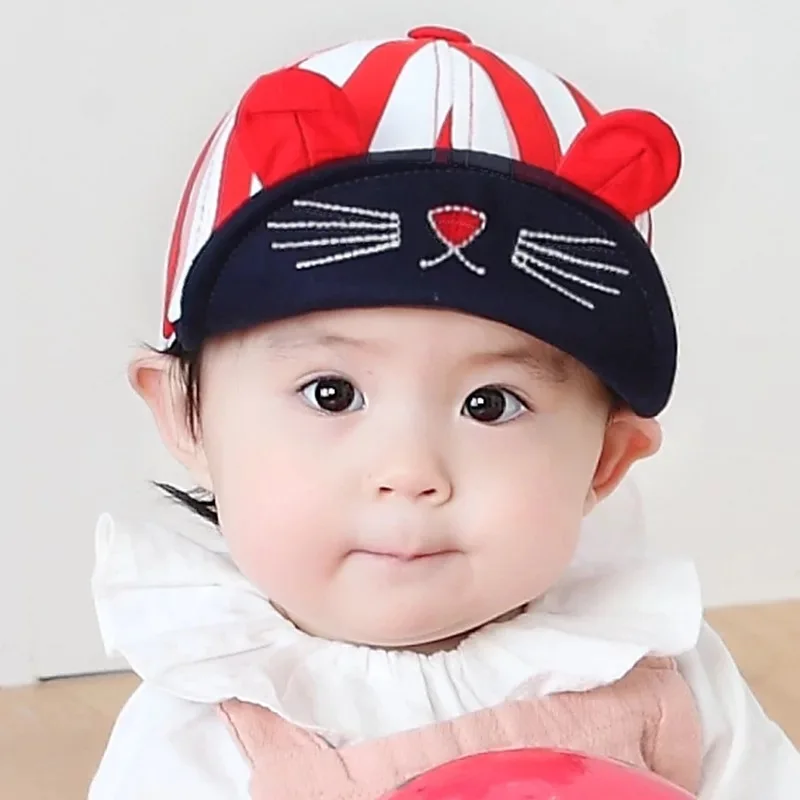 3-24 month MIXIU/милые шапки с героями мультфильмов; летняя детская шапка для новорожденных; бейсболка для мальчиков и девочек; хлопковая Бейсболка унисекс для малышей; детские шляпы от солнца; подарки - Цвет: 3-24 month