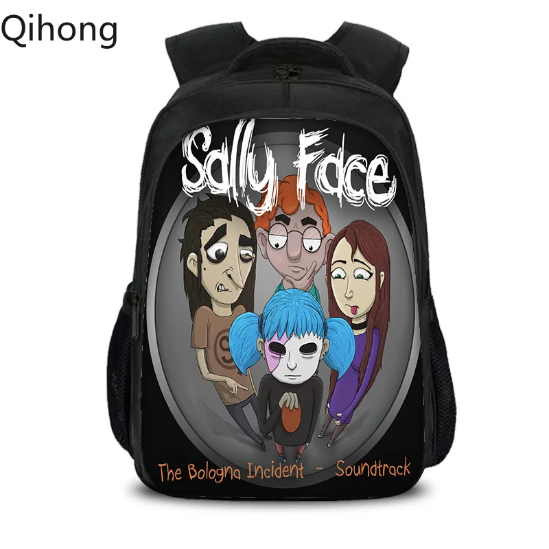 Sally Face рюкзаки детские школьные сумки подростковый рюкзак с принтом в стиле хип-хоп сумка унисекс сумка для путешествий Нейлон можно настроить 16 inch5