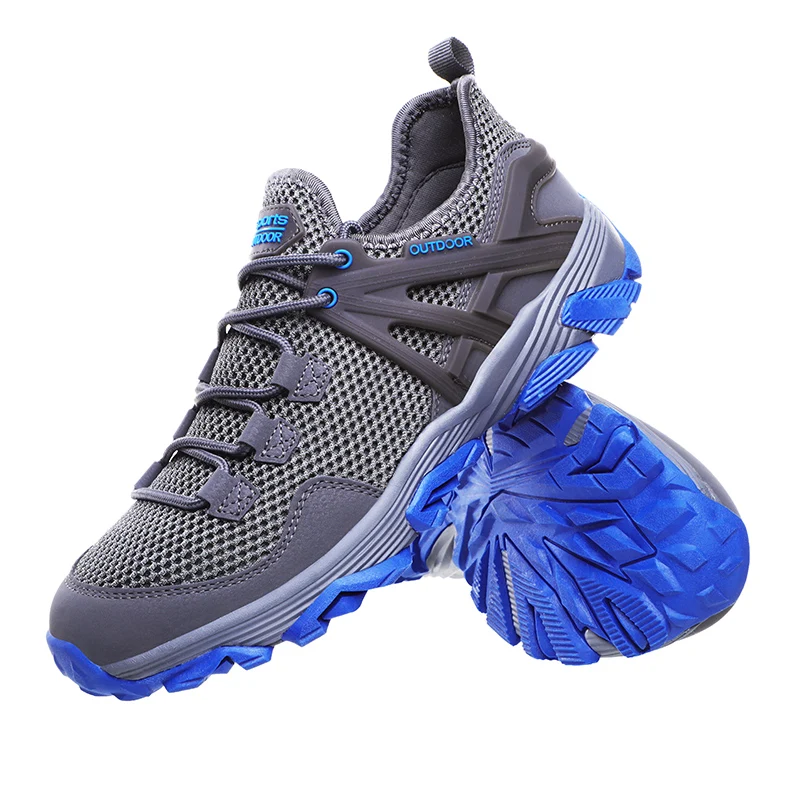 

Lion Scream Outdoor Shoes Fishing Shoes Men Hiking Shoes Climbing Breathable Mesh Shoes New Popular Man Spring Large Size 46 47