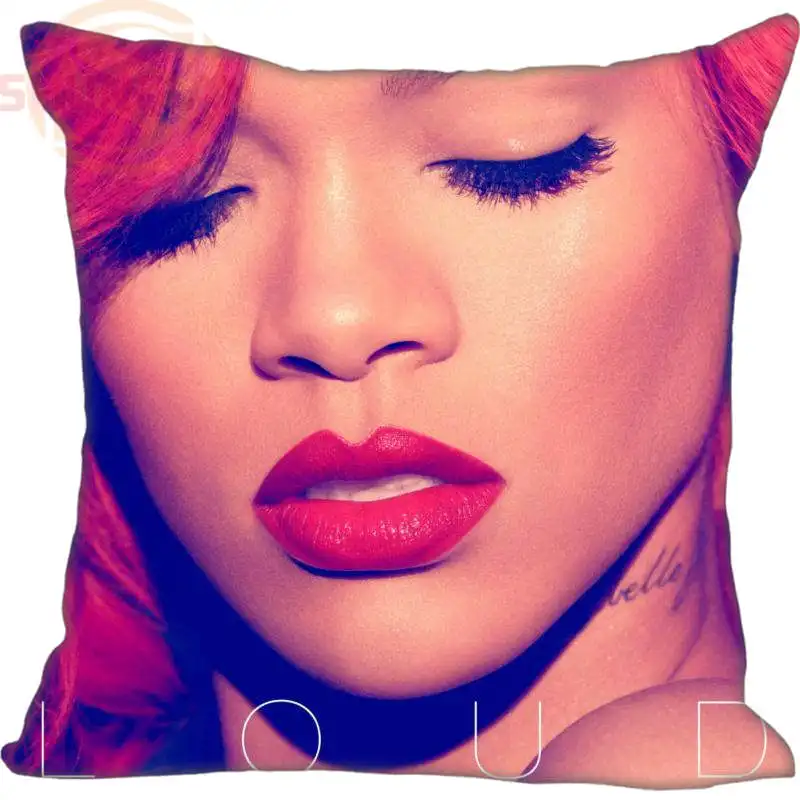 

New Arrival Rihanna Pillowcase Wedding Decorative Pillow Case Customize Gift For Pillow Cover 35X35cm,40X40cm(One Sides)