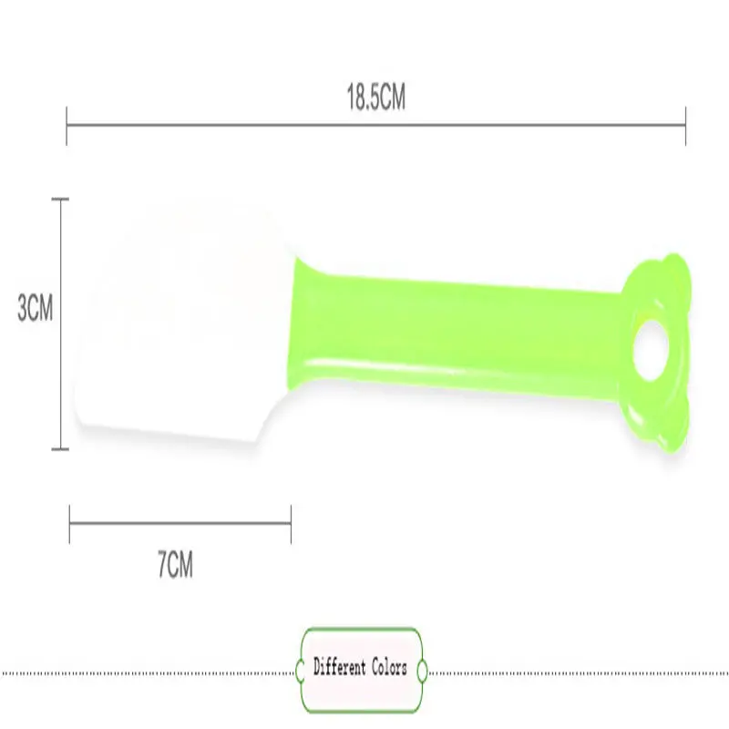 Кухня силиконовый крем торт масла лопатка для перемешивания тесто скребок кисть для масла смеситель щетки для выпечки приспособление для выпекания кухонная утварь - Цвет: Зеленый