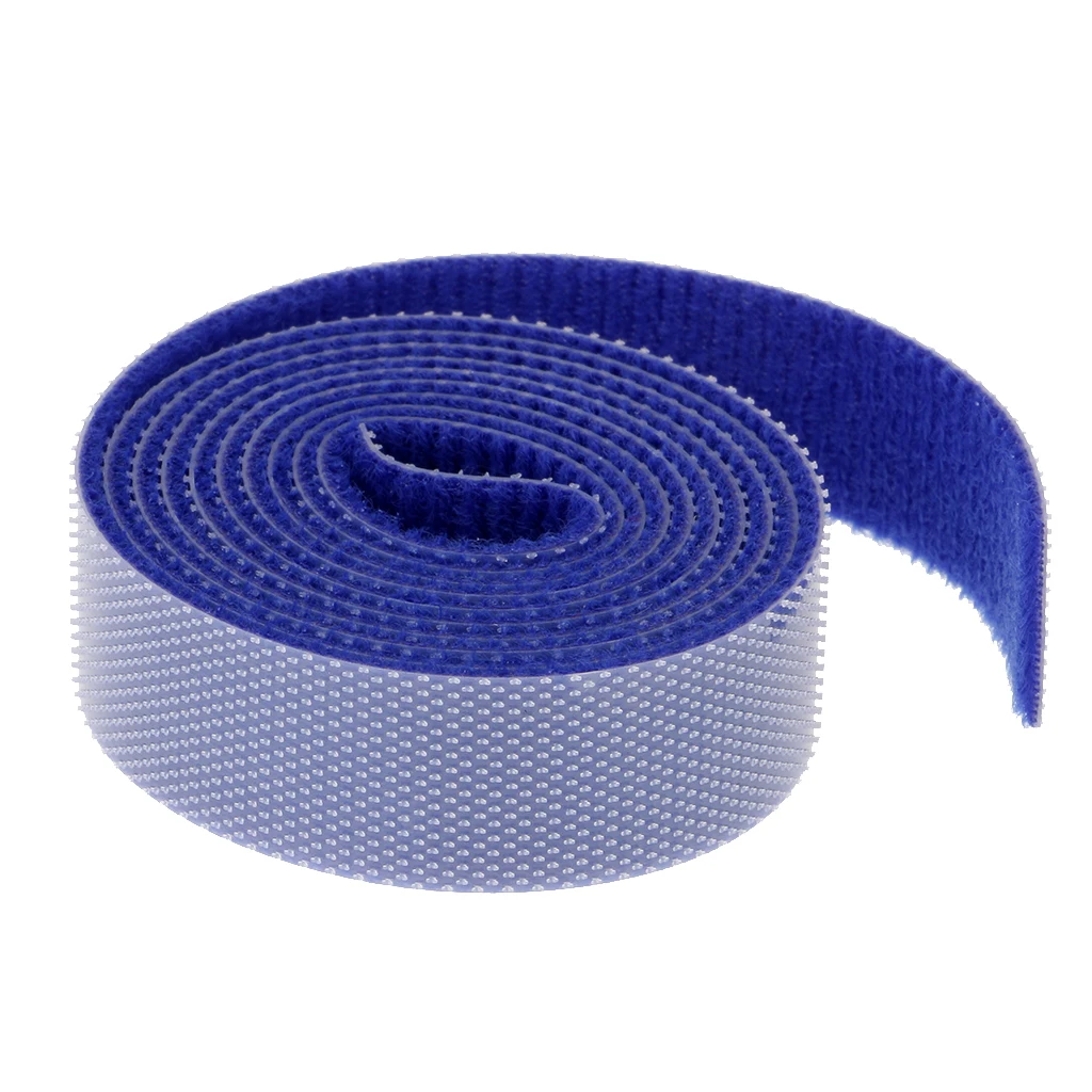 2 Roll Nylon Reusable Cable Straps Cable Ties Hook and Loop Wire Organizers 15mm
