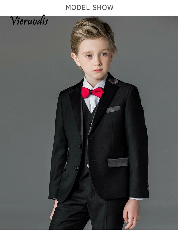 87-1     Custom Made Boys Formal Tuxedos Wedding Party Suits Kids Prom Suits Flower Suits
