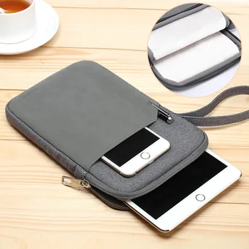 

For iPad mini 1 2 3 4, ZVRUA Cotton Shockproof Tablet Cover Sleeve Pouch Bag for iPad mini1 mini2 mini3 mini4 7.9 inch