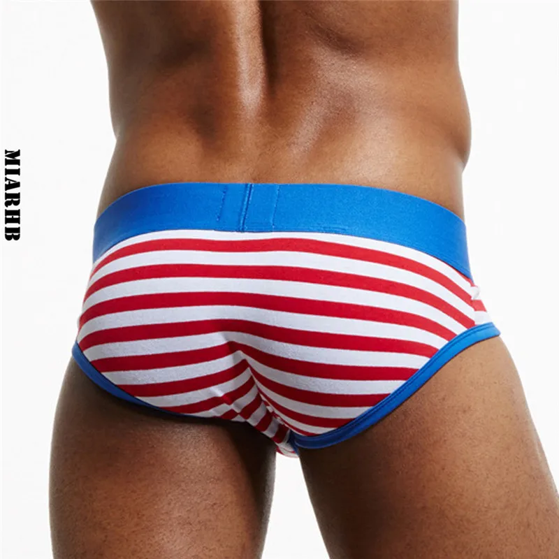 Sunfree полосатые мужские трусы-боксеры новые хлопковые удобные Cueca Masculina Modis 2019 Calzoncillos антибактериальные трусы-боксеры 3L45