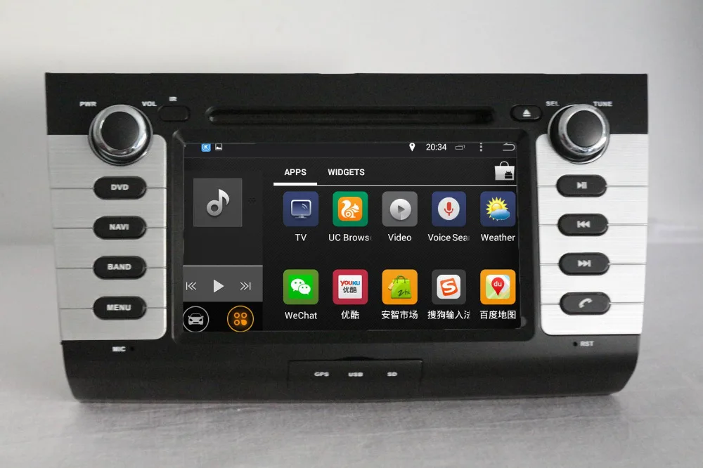 Car Stereo Radio Audio DVD Multimedia Player Android 5.1 GPS Navigation For Suzuki Swift 2004~2010 Free Shipping