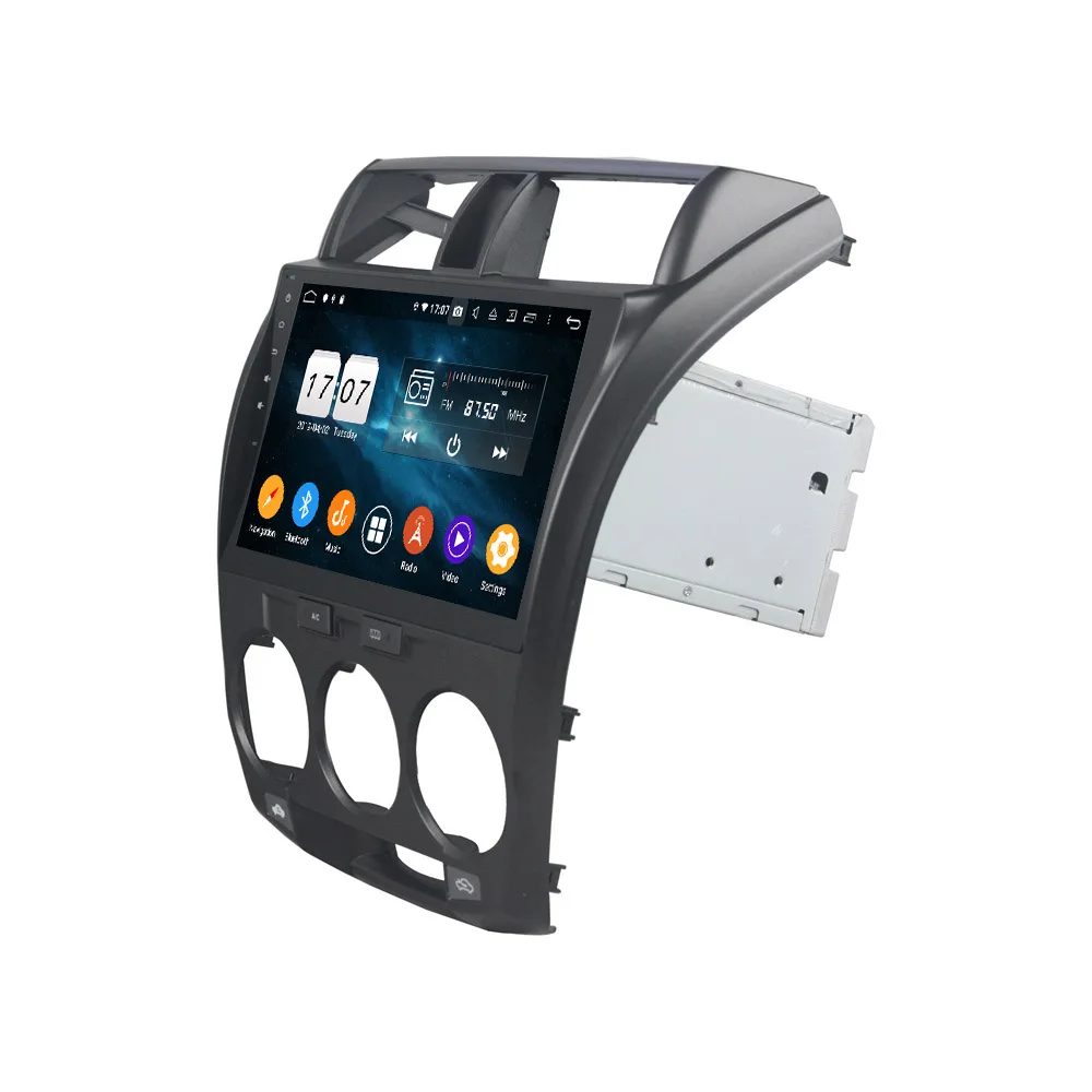 Discount 9" Android 9 4+64G DSP Car DVD Player GPS navigation For HONDA CITY 2006-2013 Gray Head Unit Multimedia Player Tape Recorder 2