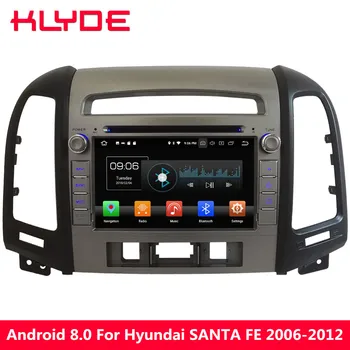 

KLYDE 4G Android 8.0 Octa Core 4GB+32GB Car DVD Multimedia Player For Hyundai SANTA FE 3 Hole 2006 2007 2008 2009 2010 2011 2012