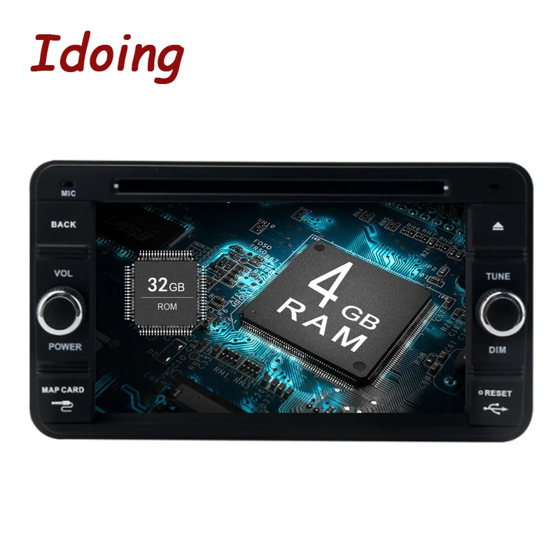 

Idoing 2Din 6.2" 2+16/4+32G 4/8Core Car DVD Player For Suzuki Jimny Android7.1/8.0 Steering-Wheel GPS Navigation Fast Boot