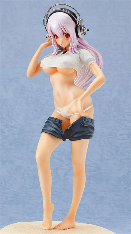 Аниме Супер Sonico сексуальная фигура Tokonatsu ver. 1/6 масштаб окрашенные пвх фигурка коллекционная модель детские игрушки куклы 25 см