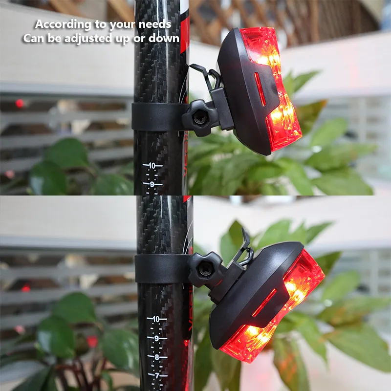 Discount Bicycle Light MTB Road Bike Tail Rear Back Lights Waterproof for Night Cycling Safety Red LED Lamp TL2181 2