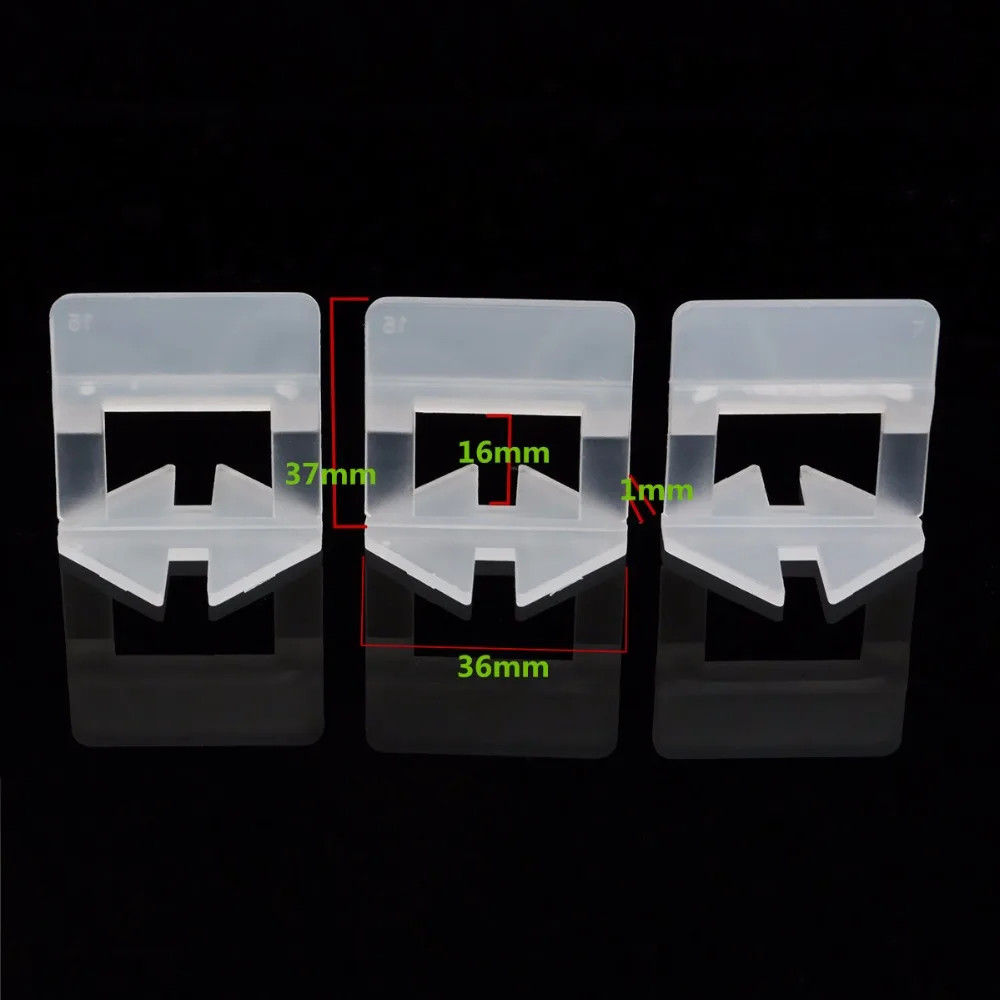 300pcs Plastic Ceramic Tile Leveling System 200 Clips+100 Wedges Tiling Flooring Tools Wedges 1mm Spacer Clips 300pcs Plastic Ceramic Tile Leveling System 200 Clips+100 Wedges Tiling Flooring Tools Wedges 1mm Spacer Clips