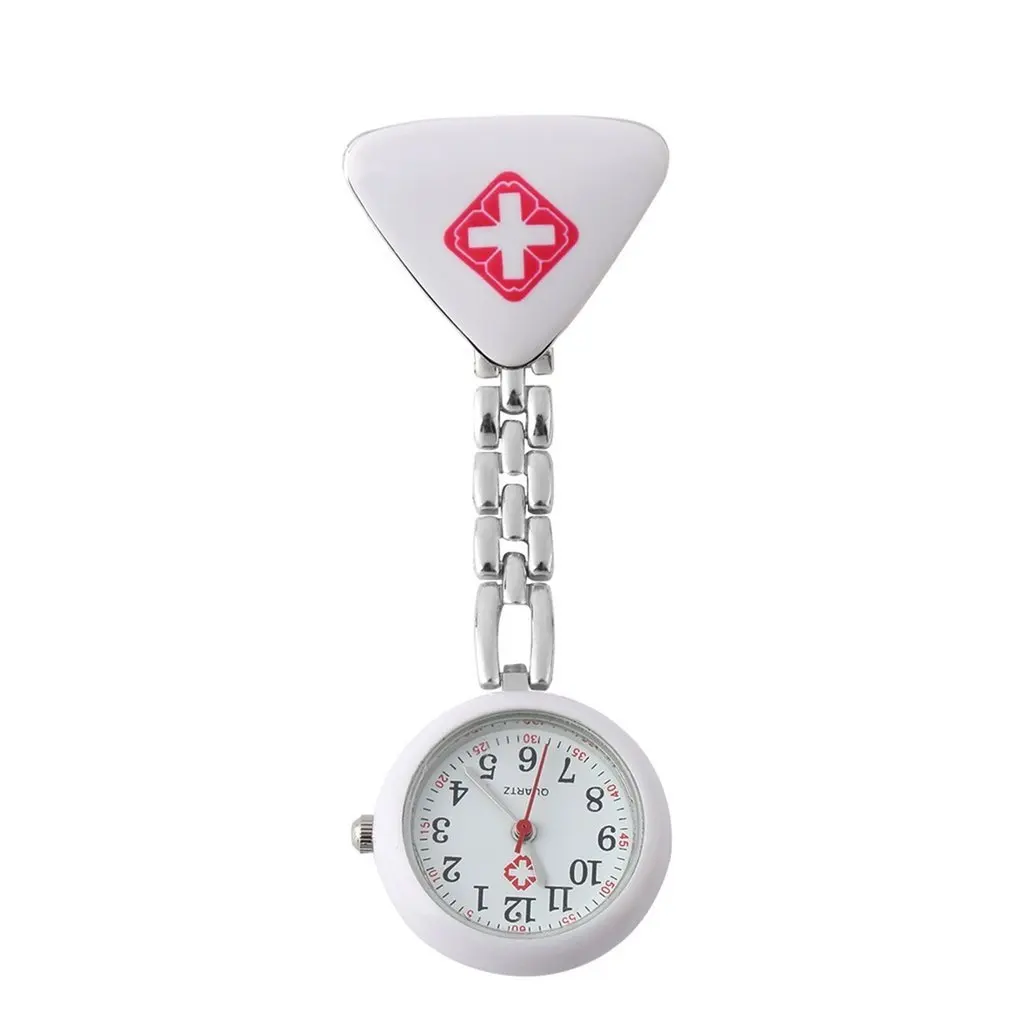 

Fashion Medical Nurse Quartz Watches Stainless Steel Round Triangular Nurse Doctor Watch Hanging Medical Pocket Watch HOT SALE