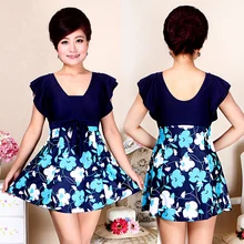 До 100 кг 7XL Monther консервативный купальник платье купальники женщина плюс размер купальный костюм Цельный купальный костюм для женщин