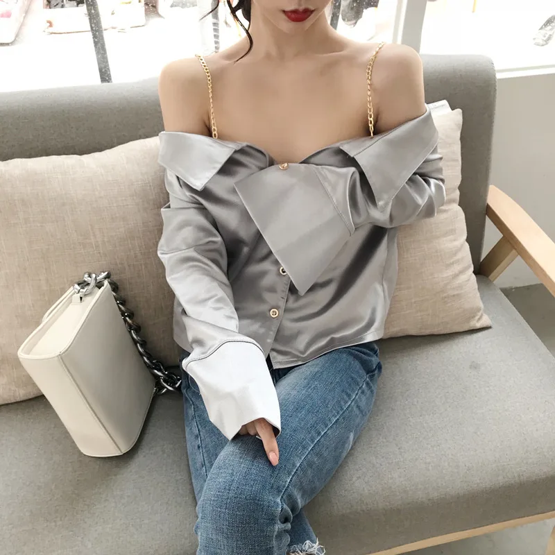 WHITNEY WANG 2018 весенне летняя модная уличная одежда 2 способа носить сексуальный