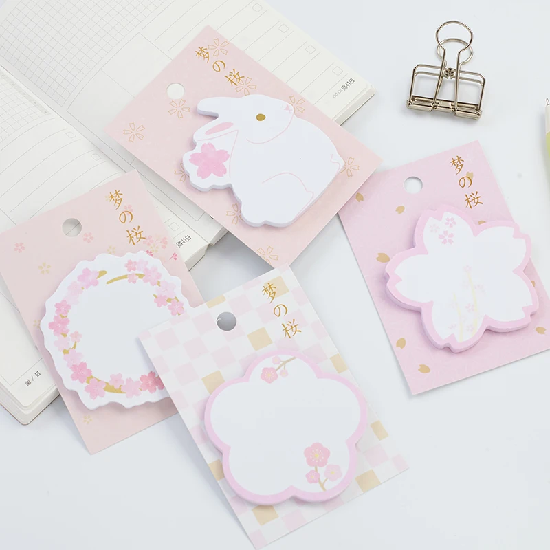 

TUTU 2PCS Cute Kawaii Paper Sticky Memo Pad Creative Space Planet Post It Note For Kids Gift Korean Stationery Student G0014