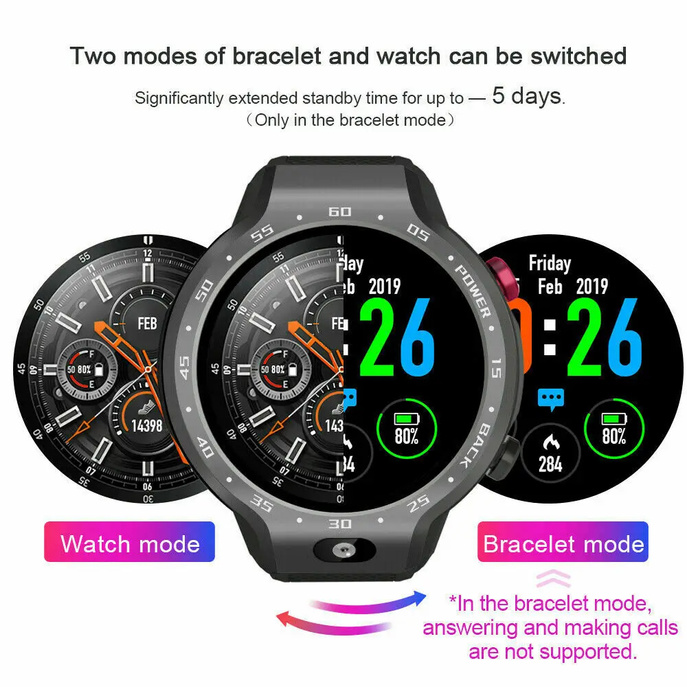 

Smart Watch Android 4G WiFi 16GB Two Chip Smartphone Man Watch