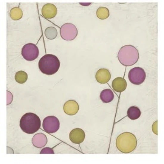 Molecular Blossoms III Poster Print by June Erica Vess (13 x 19)
